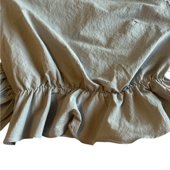 Vici One-Shoulder Blue Top with Tie Belt - Picture 4 of 7